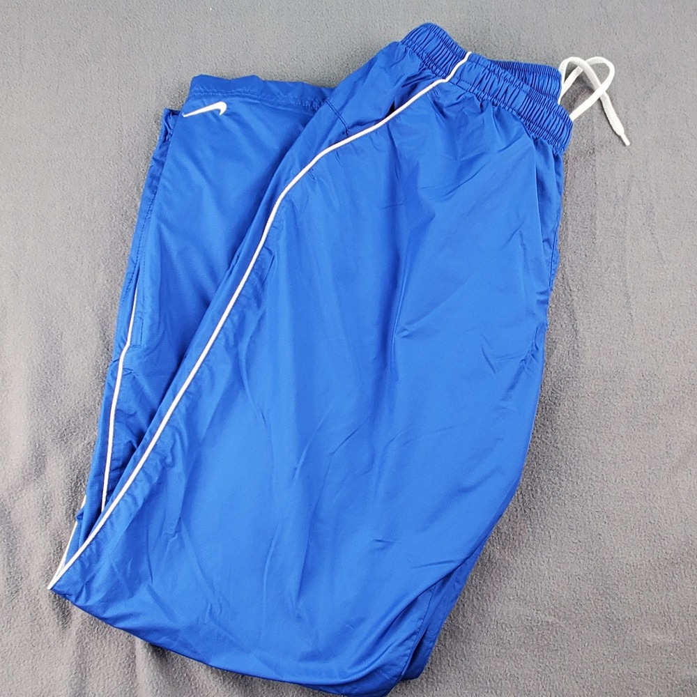 Nike Kids Blue Athletic Training Pants Track Pants Elastic Waist‎ Activewear M